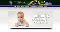 Desktop Screenshot of cartorio4zona.com.br